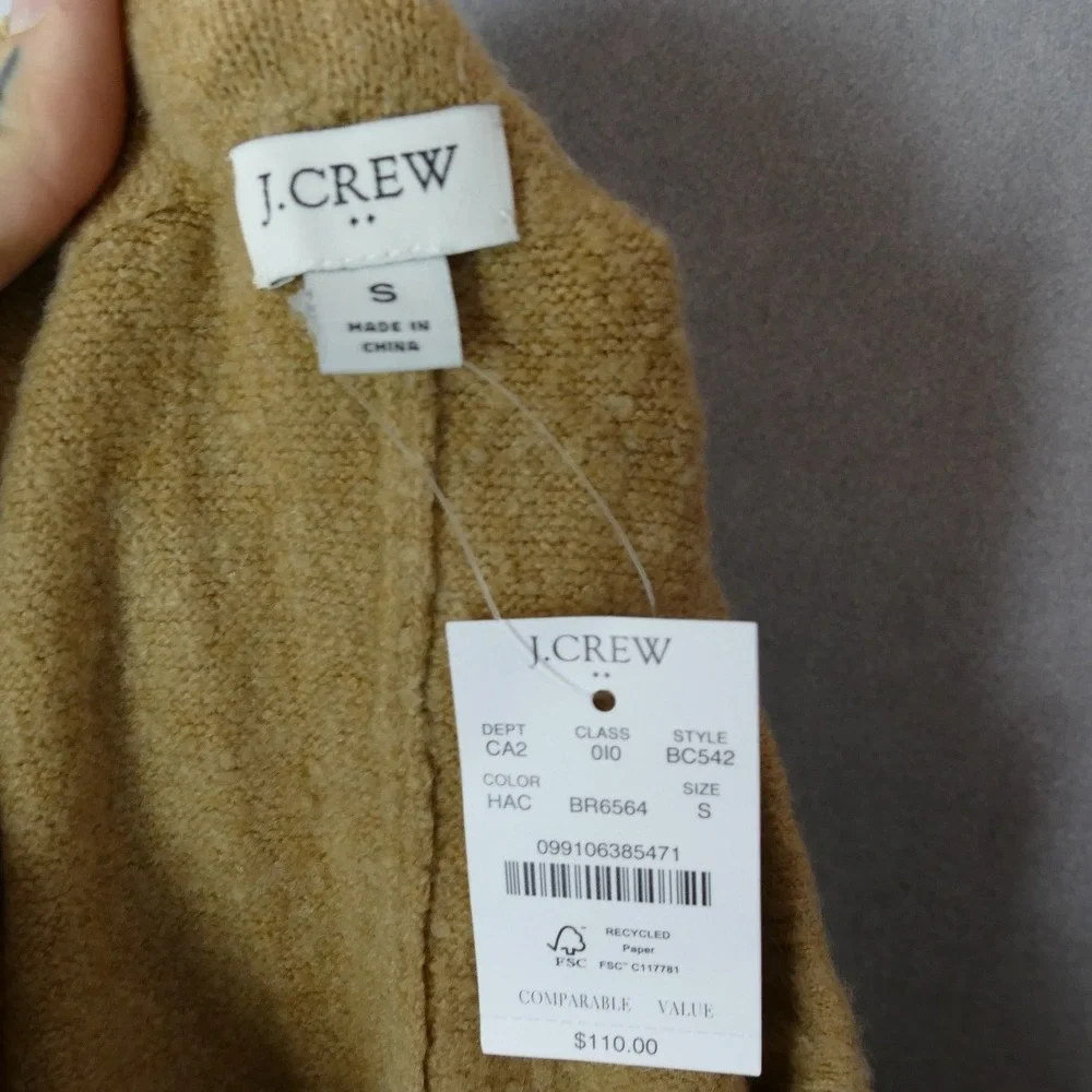 J. Crew‎ Womens BC542 Tan Knit Lounge Pants Drawstring Waist Small